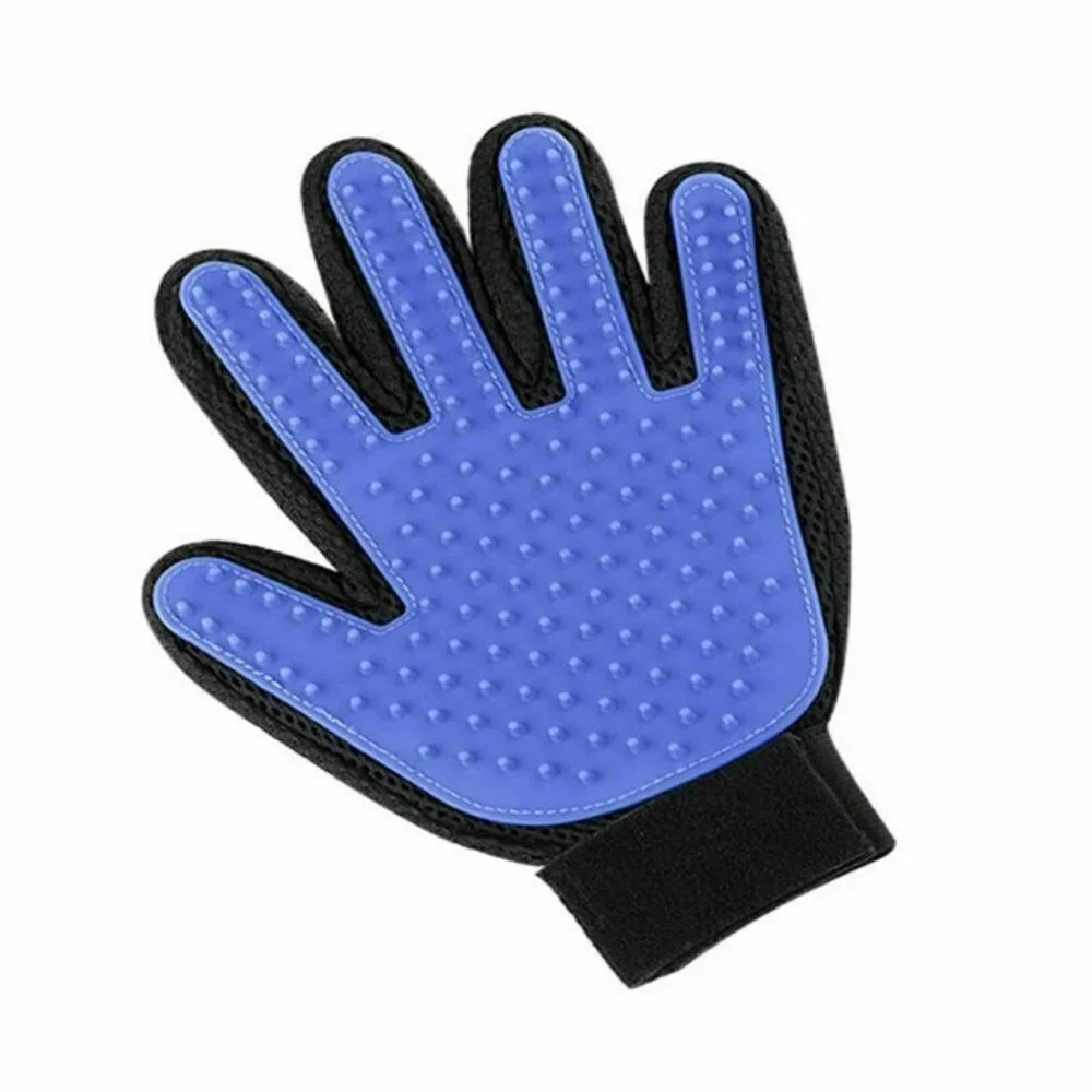 Pet Grooming Set, Shedding Glove & Wide Tooth Comb, For Shedding Fur Hair
